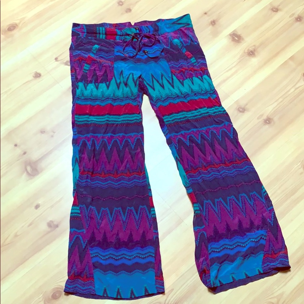 Boho bohemian lightweight flowy pants